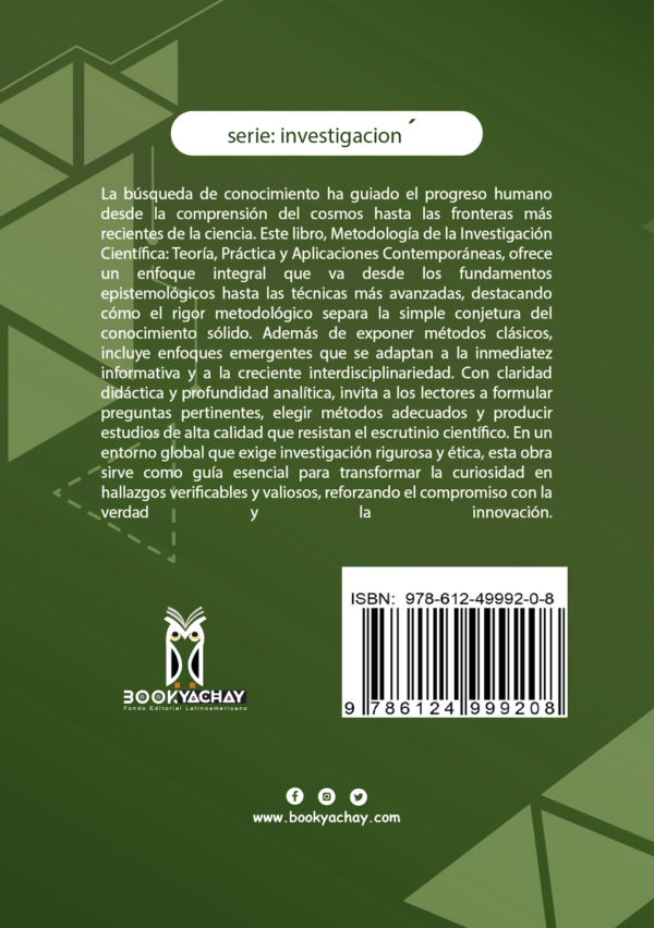 METODOLOGÍA DE LA INVESTIGACIÓN CIENTÍFICA: Teoría, práctica y aplicaciones contemporáneas - Imagen 3